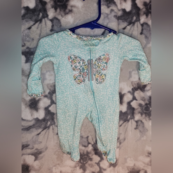 Newborn 5 PC Set Lot Bundle Pajamas PJs infant Sleepsuit Sleepwear Size 0 $25 - Picture 3 of 7